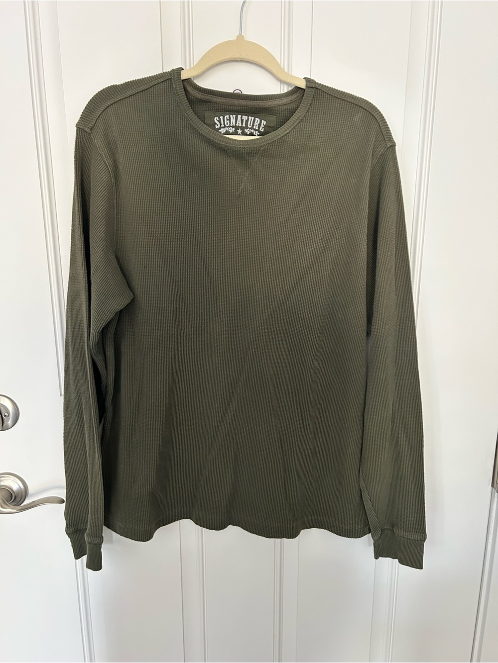 Levi's Olive Green Long-Sleeve Thermal Tee